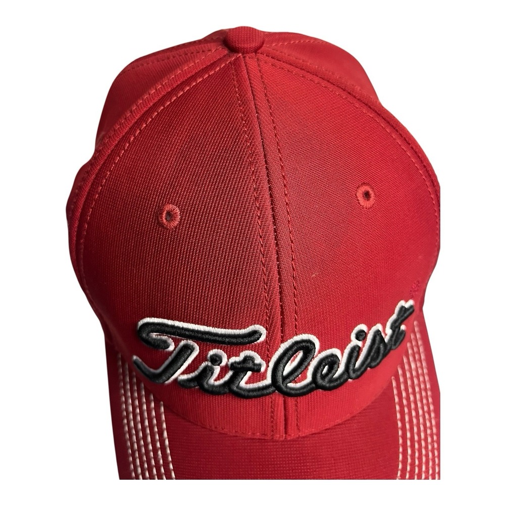 Titleist South Carolina Fitted M-L Hat Cap Gamecocks Golf Red Black Golfing Mens - Picture 11 of 11